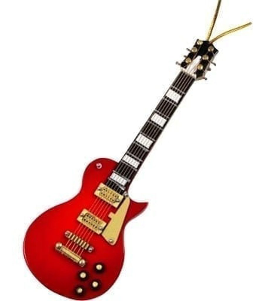 Les gitaar rood Phoenix Music Gifts